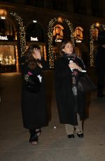 ASHLEY and MARY-KATE OLSEN Night Out in Paris 11/20/2024