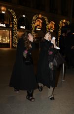ASHLEY and MARY-KATE OLSEN Night Out in Paris 11/20/2024