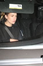 ASHLEY BENSON and Brandon Davies Leaves Dinner at Catch Steak in West Hollywood 11/09/2024