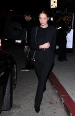 ASHLEY BENSON and Brandon Davies Leaves Dinner at Catch Steak in West Hollywood 11/09/2024