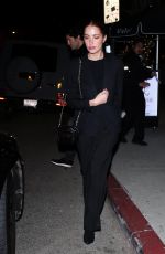 ASHLEY BENSON and Brandon Davies Leaves Dinner at Catch Steak in West Hollywood 11/09/2024