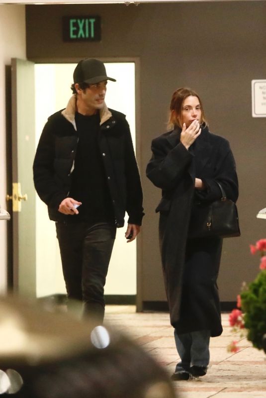 ASHLEY BENSON and Brandon Davis at Sushi Dinner at Sushi Park in West Hollywood 11/23/2024