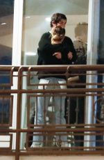 ASHLEY BENSON and Brandon Davis on a Date Night at Sushi Park in West Hollywood 11/12/2024