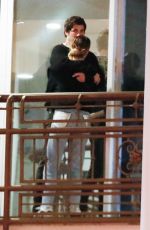 ASHLEY BENSON and Brandon Davis on a Date Night at Sushi Park in West Hollywood 11/12/2024