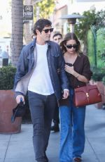ASHLEY BENSON and Brandon Davis Out for Lunch at E Baldi in Beverly Hills 11/07/2024