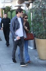 ASHLEY BENSON and Brandon Davis Out for Lunch at E Baldi in Beverly Hills 11/07/2024