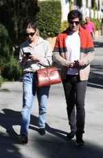 ASHLEY BENSON and Brandon Davis Out for Lunch at Il Pastaio 11/08/2024