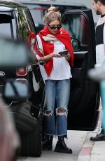 ASHLEY BENSON at a Blow-dry Appointment in Los Angeles 11/26/2024