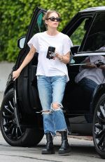 ASHLEY BENSON at a Blow-dry Appointment in Los Angeles 11/26/2024