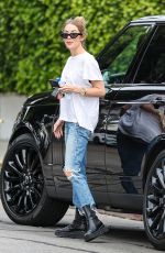 ASHLEY BENSON at a Blow-dry Appointment in Los Angeles 11/26/2024