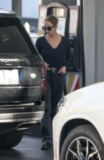 ASHLEY BENSON at a Gas Station in Beverly Hills 11/25/2024