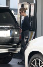 ASHLEY BENSON at a Gas Station in Beverly Hills 11/25/2024