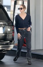 ASHLEY BENSON at a Gas Station in Beverly Hills 11/25/2024