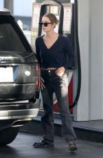 ASHLEY BENSON at a Gas Station in Beverly Hills 11/25/2024