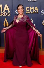 ASHLEY MCBRYD at 58th Annual CMA Awards at Bridgestone Arena in Nashville 11/20/2024