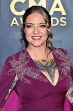 ASHLEY MCBRYD at 58th Annual CMA Awards at Bridgestone Arena in Nashville 11/20/2024
