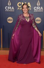 ASHLEY MCBRYD at 58th Annual CMA Awards at Bridgestone Arena in Nashville 11/20/2024