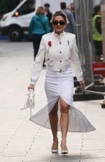 ASHLEY ROBERTS Arrives at Heart Radio in London 11/11/2024