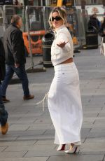 ASHLEY ROBERTS Arrives at Heart Radio in London 11/11/2024