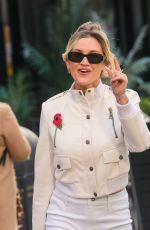 ASHLEY ROBERTS Arrives at Heart Radio in London 11/11/2024