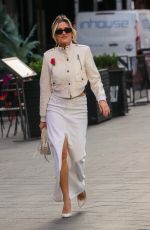 ASHLEY ROBERTS Arrives at Heart Radio in London 11/11/2024