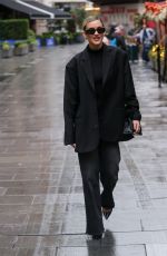 ASHLEY ROBERTS Leaves Global Radio Studios in London 11/27/2024