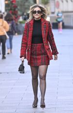 ASHLEY ROBERTS Leaves Global Studios in London 11/14/2024