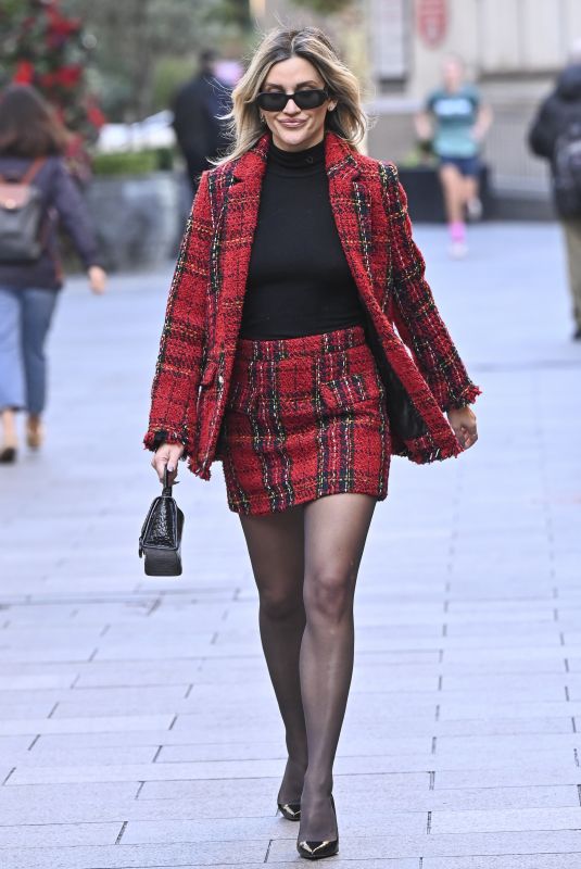ASHLEY ROBERTS Leaves Global Studios in London 11/14/2024