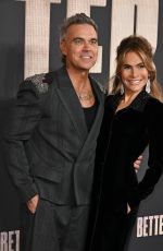 AYDA FIELD and Robbie Williams at Better Man Premiere in London 11/27/2024