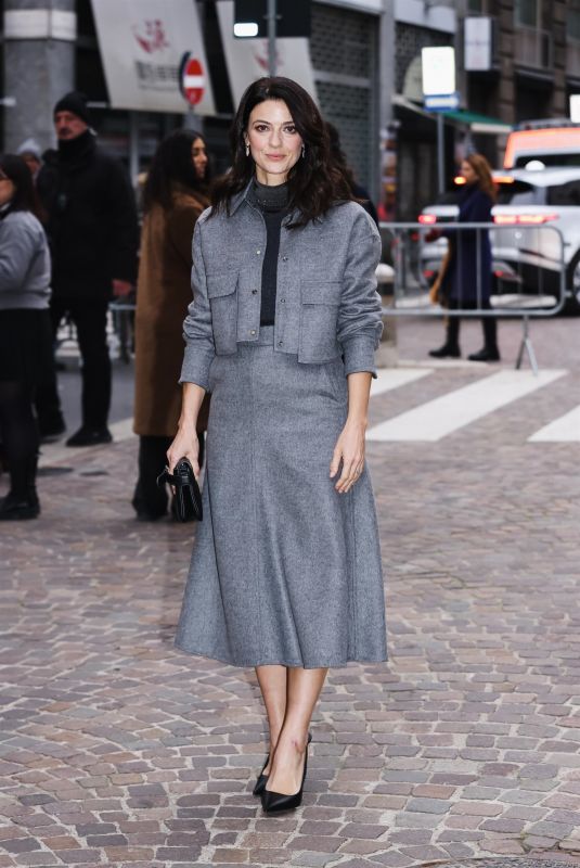 BARBARA RONCHI Arries at Vanity Fair Stories Event at Teatro Lirico in Milan 11/23/2024