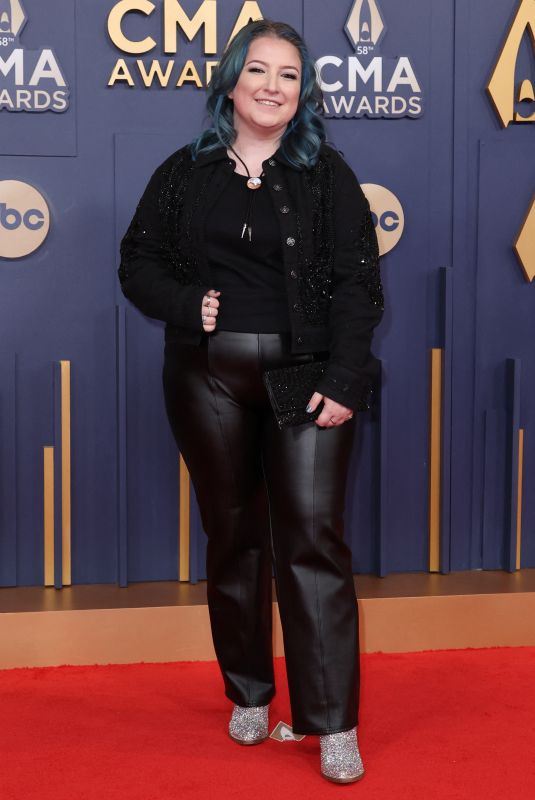 BECKY PARSONS at 58th Annual CMA Awards at Bridgestone Arena in Nashville 11/20/2024