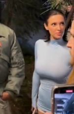 BIANCA CENSORI and Kanye West Arrives at a Club in Harajuku 11/01/2024
