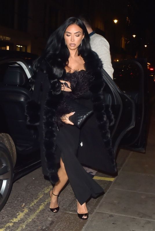 BRE TIESI Arrives at Sheesh Mayfair on Her First Trip to UK in London 11/22/2024
