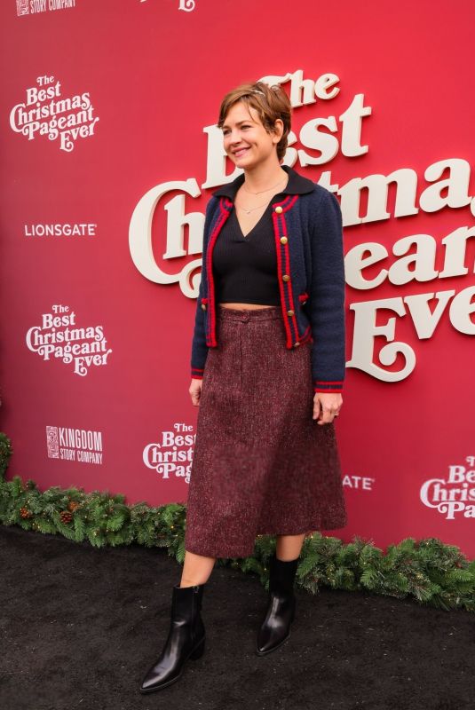 BRITT ROBERTSON at The Best Christmas Pageant Ever Premiere at The Grove in Los Angeles 11/02/2024