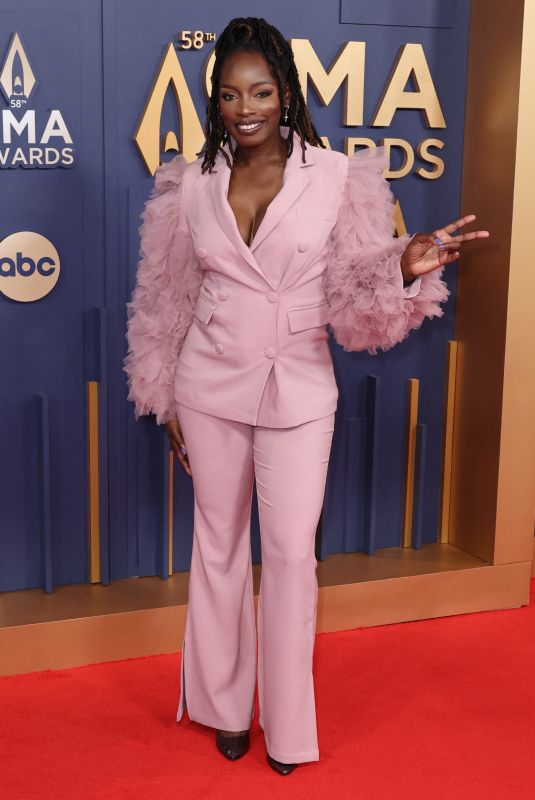 BRITTNEY BOSTON at 58th Annual CMA Awards at Bridgestone Arena in Nashville 11/20/2024