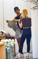 BROOKE IRVINE and Sam Asghari Out Shopping on Melrose in Los Angeles 11/10/2024