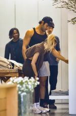 BROOKE IRVINE and Sam Asghari Out Shopping on Melrose in Los Angeles 11/10/2024