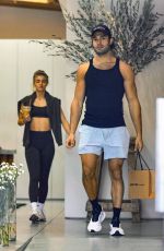 BROOKE IRVINE and Sam Asghari Out Shopping on Melrose in Los Angeles 11/10/2024