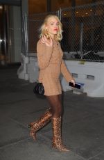 BUSY PHILIPPS Leaves SiriusXM Radio in New York 11/20/2024