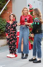 BUSY PHILLIPPS Filming Her QVC Show in New York 11/09/2024