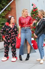 BUSY PHILLIPPS Filming Her QVC Show in New York 11/09/2024