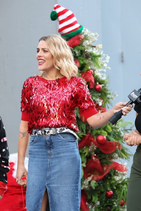 BUSY PHILLIPPS Filming Her QVC Show in New York 11/09/2024