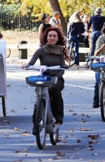CAHAPPELL ROAN Riding City Bikes with Firends at Central Park in New York 11/01/2024