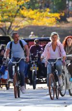 CAHAPPELL ROAN Riding City Bikes with Firends at Central Park in New York 11/01/2024