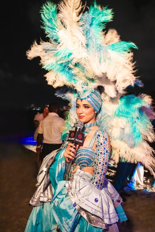 CAMILA CABELLO at Bacardi Full Moon Halloween Party in Miami 10/30/2024