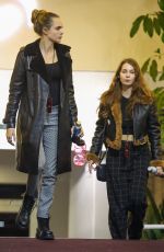 CARA DELVINGNE and MINKE Arrives at Sabrina Carpenter