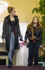 CARA DELVINGNE and MINKE Arrives at Sabrina Carpenter