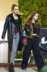 CARA DELVINGNE and MINKE Arrives at Sabrina Carpenter