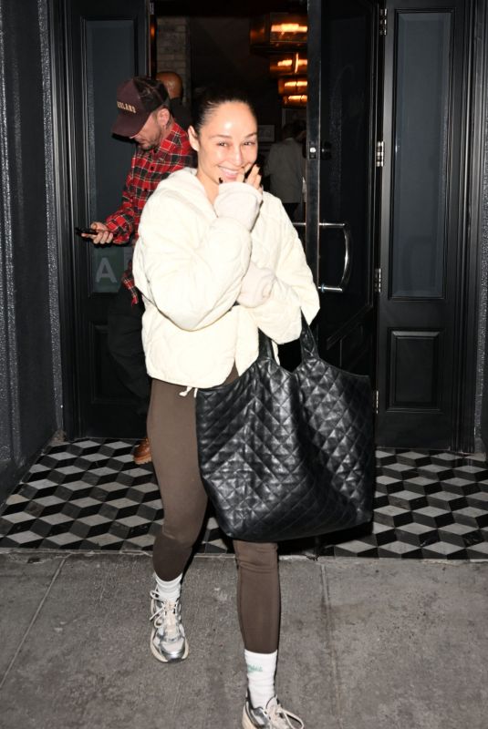 CARA SANTANA Out for Dinner with Shannon Leto in Los Angeles 11/06/2024