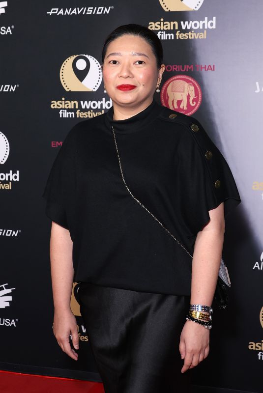 CARMI RAYMUNDO at Asian World Film Festival Premiere of Hello, Love, Again at Culver Theater in Culver City 11/20/2024